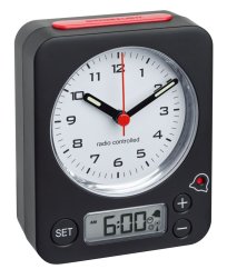TFA 60.1511.01.05 - Analógový budík s rádiovo riadeným časom COMBO