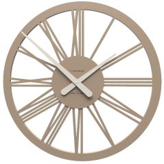 Dizajnové hodiny 10-114 CalleaDesign 45cm (viac farieb) Farba caffe latte-14 - RAL1019