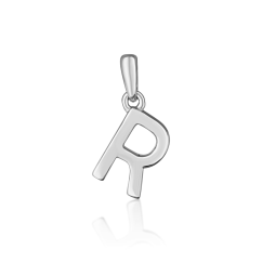 Stříbrný přívěsek písmeno "R" JVD SVLP0948XH2000R