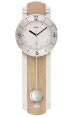 Kyvadlové nástěnné hodiny 5291 AMS řízené rádiovým signálem 60cm
