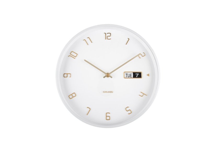 Dizajnové nástenné hodiny 5953WH Karlsson 30cm