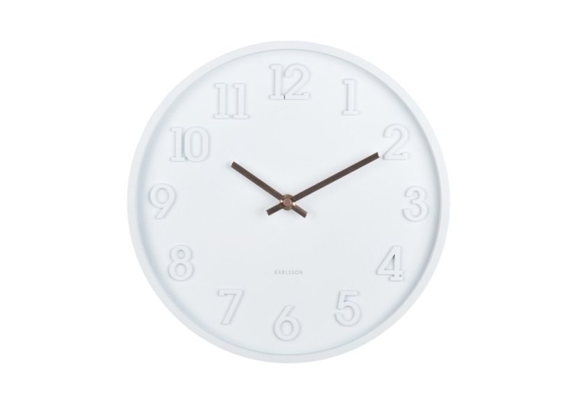 Dizajnové nástenné hodiny 6041WH Karlsson 30cm