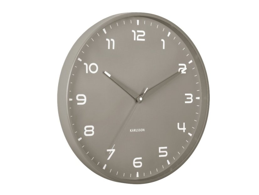 Dizajnové nástenné hodiny 6053GY Karlsson 40cm