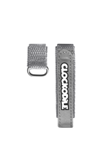Reflexný šedý remienok na suchý zips k detským hodinkám CLOCKODILE CSX0022