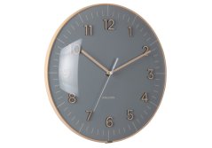 Designové nástěnné hodiny 6110GY Karlsson 30cm