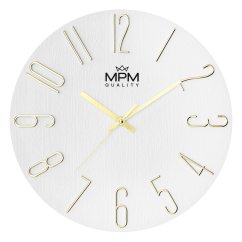 Nástenné hodiny s tichým chodom MPM Primera - A - E01.4302.00