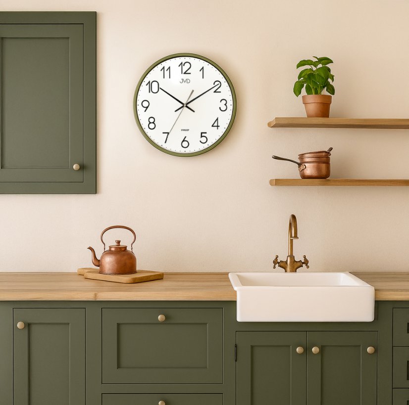 Nástenné hodiny s tichým chodom JVD HX8016.3