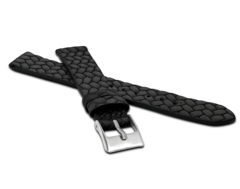LAVVU Černý řemínek s propleteným vzorem TWIST z luxusní kůže Top Grain - 14