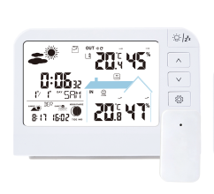 Digitální rádiem řízená meteorologická stanice JVD RB767.2