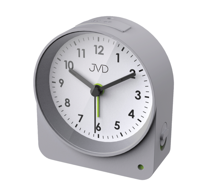 Ručičkový budík so senzorom stmievania JVD SRP5138.2