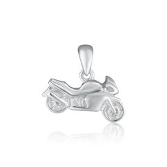 Strieborný prívesok motorka JVD SVLP0622XH20000
