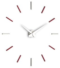 Dizajnové nástenné hodiny I200MVN red IncantesimoDesign 90-100cm