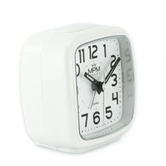 Budík s LED podsvícením a tichým chodem MPM  C01.3966.00