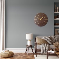 Obrie drevené dizajnové hodiny 70cm JVD HC702.1