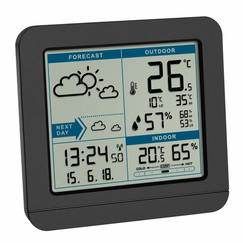 TFA 35.1152.01 - Bezdrátová meteostanice  SKY -  černá
