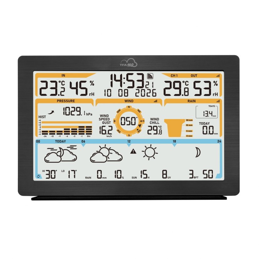 TFA 35.8106.01 - Bezdrôtová WiFi meteostanica s múdrou predpoveďou TFA.me ID-05