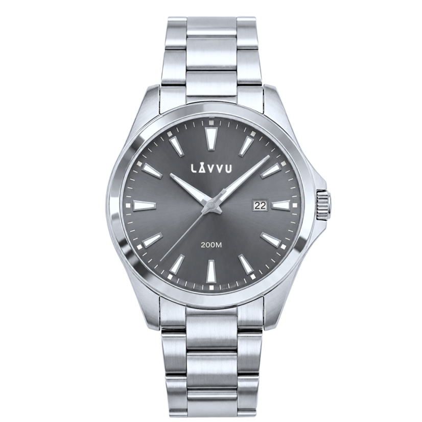 LAVVU 20 ATM Pánske hodinky ISBRYDER Grey