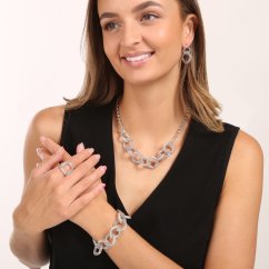 Strieborný náhrdelník JVD SVLN0937S750045