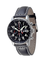 ZENO-WATCH BASEL P557TVDPR-a1   X - Large Pilot - Chronograf s rezervou chodu