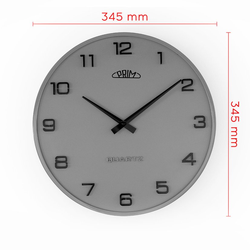 Nástenné hodiny PRIM Bloom III - B s tichým chodom E01P.4158.92