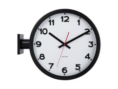 Oboustranné nástěnné hodiny 5966WH Karlsson 38cm