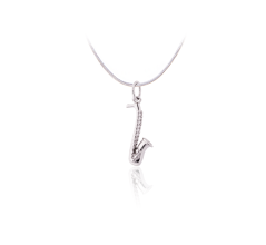 Strieborný prívesok saxofón JVD SVLP0363XH20000