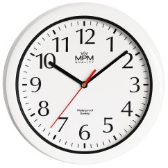 Kúpeľňové hodiny s tichým chodom MPM E01.2535.00