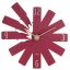 TFA 60.3020.05 - Dizajnové nástenné hodiny CLOCK IN THE BOX - červené