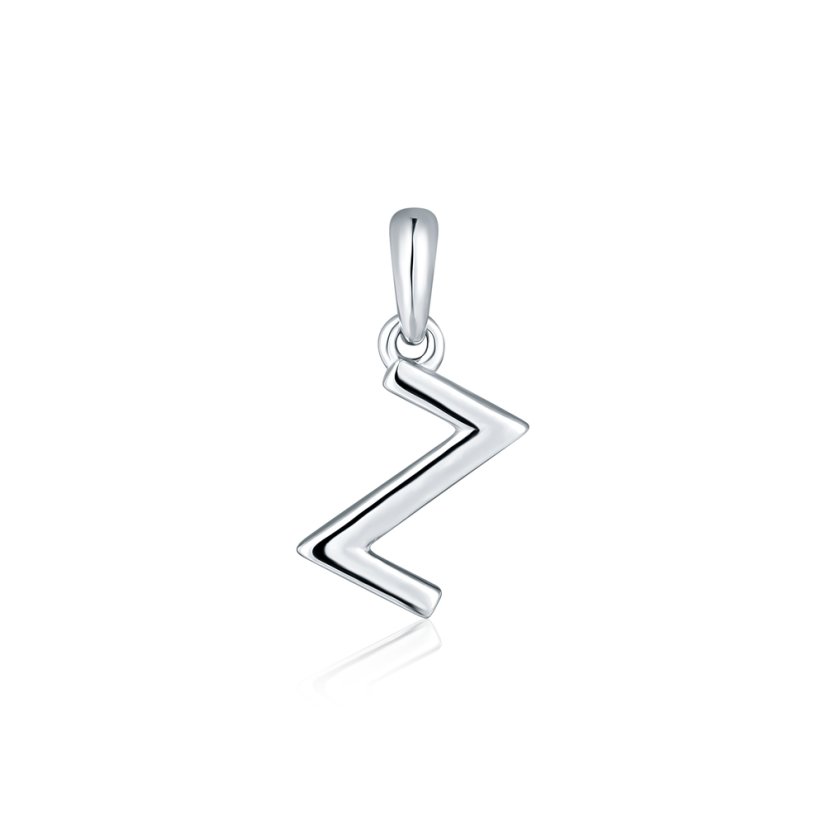 Strieborný prívesok písmeno "Z"JVD SVLP0948XH2000Z Strieborný prívesok písmeno "Z"JVD SVLP0948XH2000Z