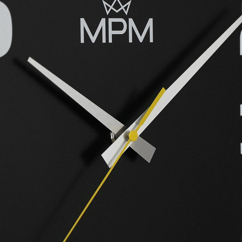Nástěnné dřevěné hodiny s tichým chodem MPM Topg - E07M.4260.9000