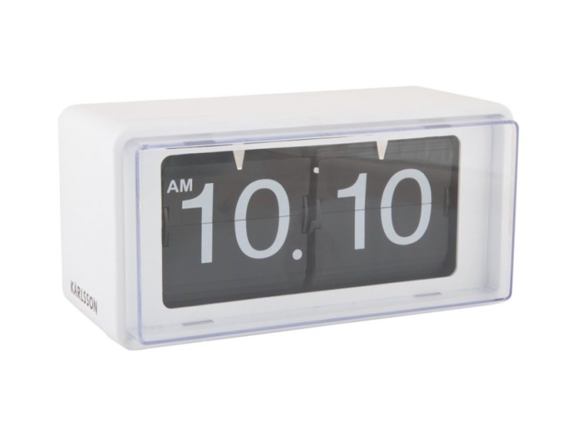 Dizajnové nástenné-stolové preklápacie hodiny 6055GR Karlsson 20cm