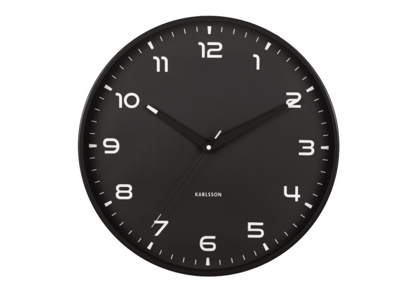Dizajnové nástenné hodiny 6053BK Karlsson 40cm