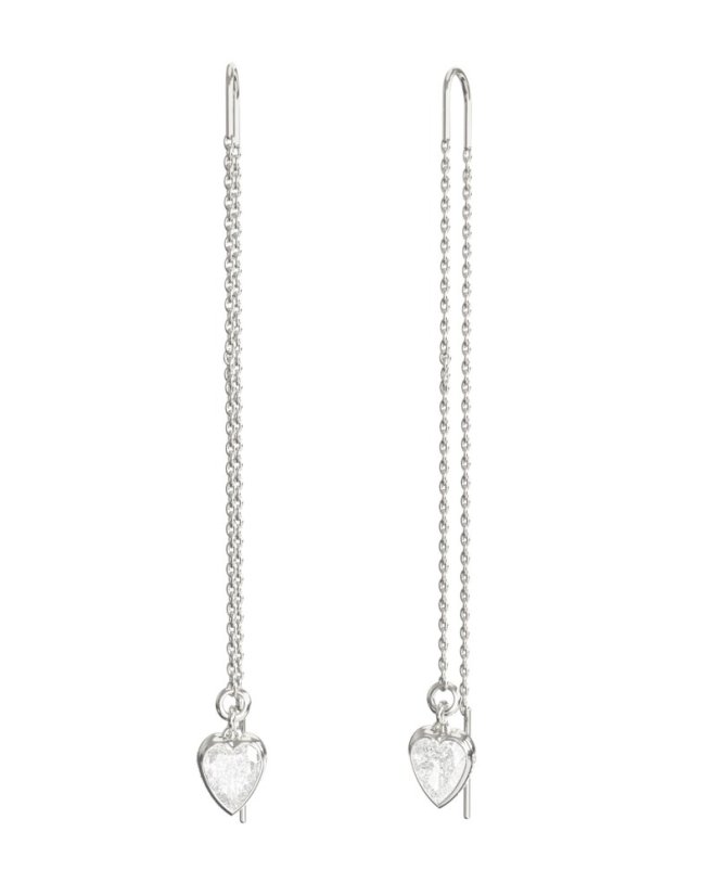 Guess Crystal Love náušnice JUBE06364JWRHT/U Guess Crystal Love náušnice JUBE06364JWRHT/U