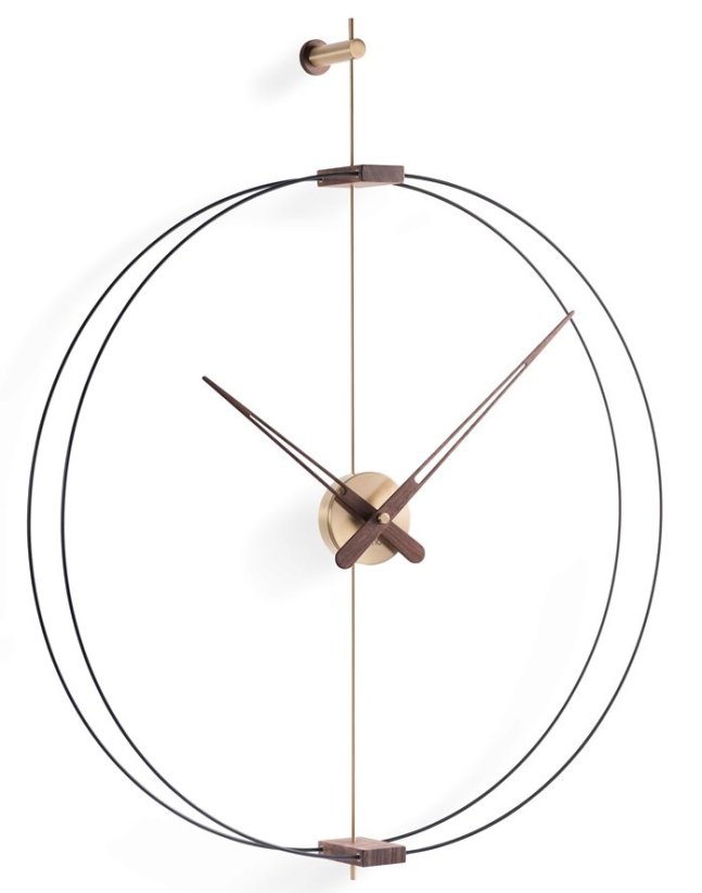Dizajnové nástenné hodiny Nomon Barcelona Gold Small 76cm