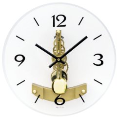 Mechanické nástenné dizajnové hodiny AMS 2755