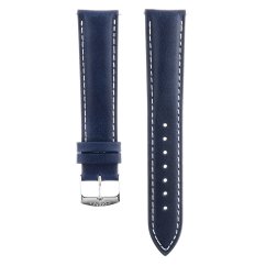 Predĺžený kožený remienok na hodinky PRIM RB.13196 (20 mm - XL) - tmavomodrý - RB.13196.2018.3200.XL