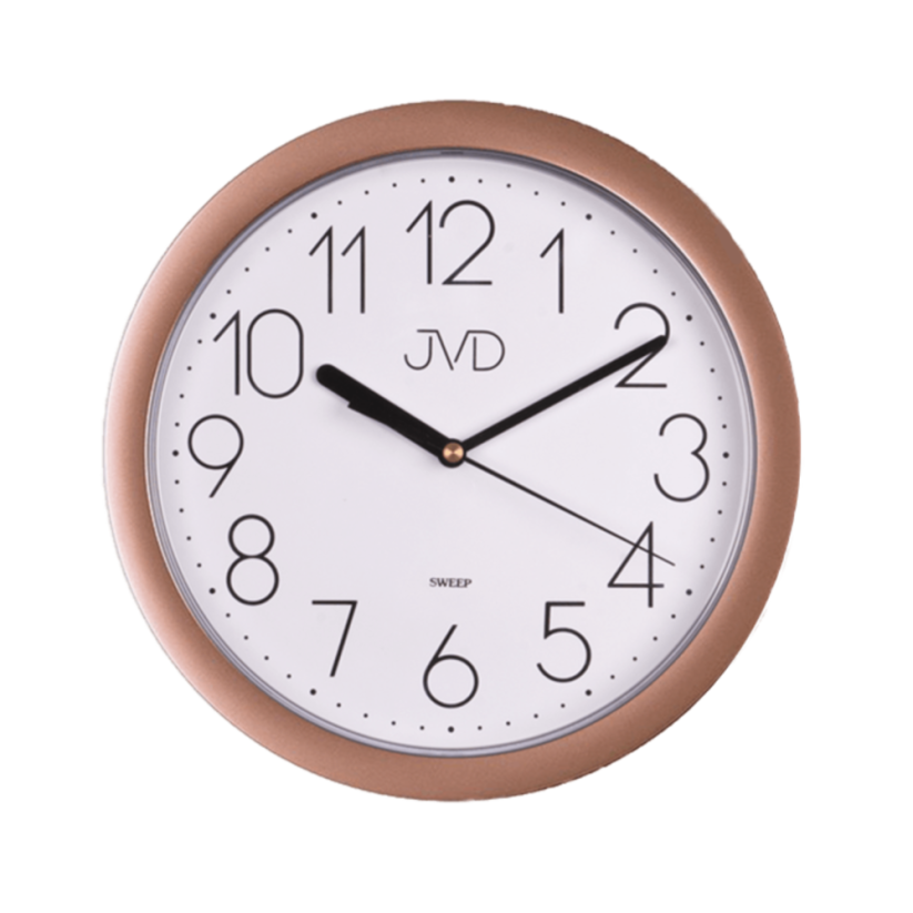 Nástěnné hodiny s tichým chodem JVD HP612.24