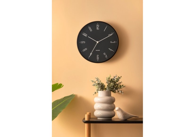 Dizajnové nástenné hodiny 5988BK Karlsson 30cm