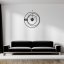 Velké kovové designové hodiny s tichým chodem MPM Anity - E04.4477.90