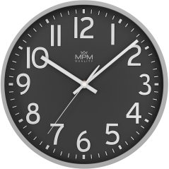 Nástenné hodiny s tichým chodom MPM Naxer - C - E01.4505.9290