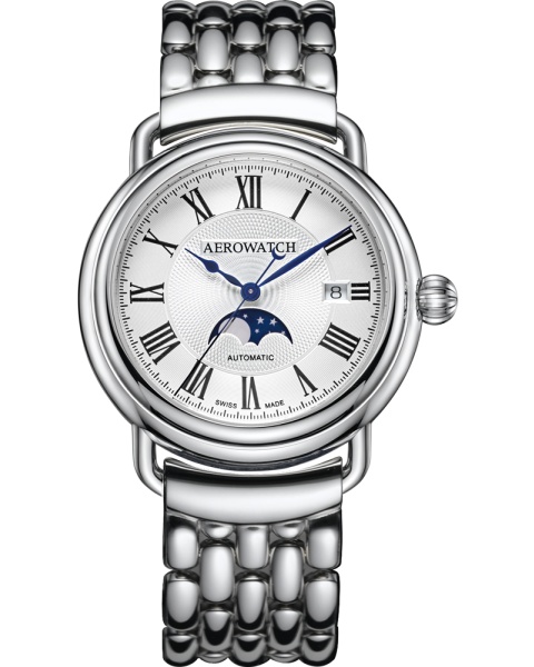 Aerowatch 1942 Moon Phase Automatic A 77983 AA01 M Aerowatch 1942 Moon Phase Automatic A 77983 AA01 M