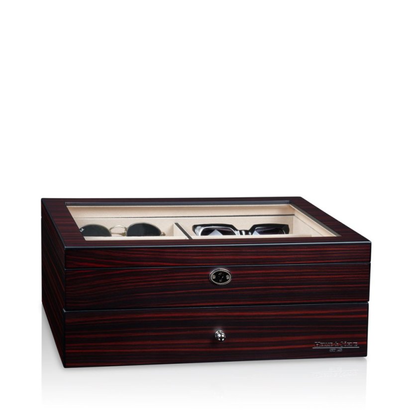 Pouzdro na brýle HEISSE & SÖHNE 70019-197.159 HS Sylt - Ebony