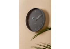 Dizajnové nástenné hodiny 6012GY Karlsson 40cm