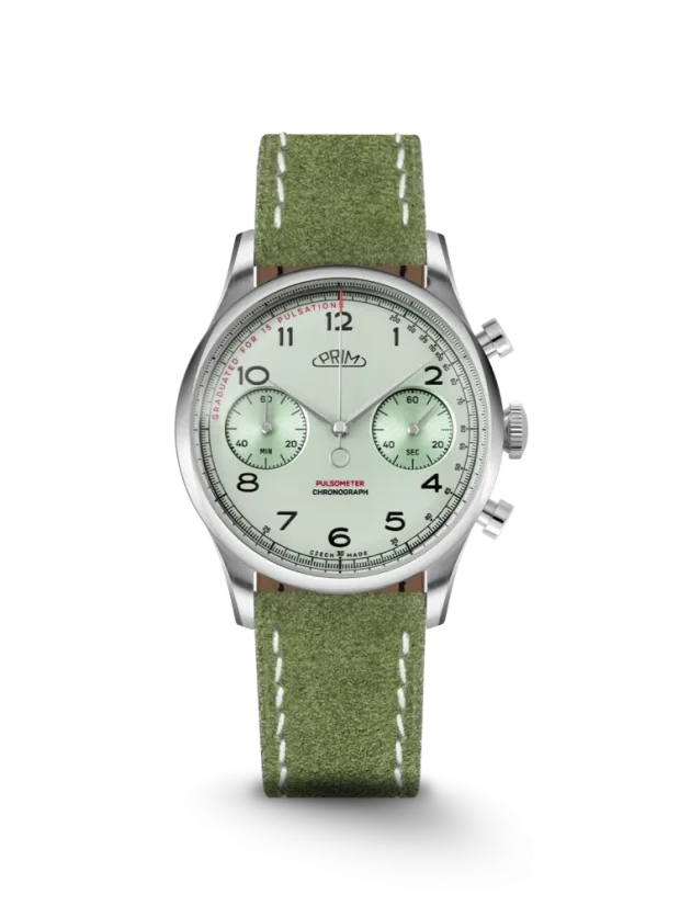 Prím Janský Pulsometer Chronograph 39 - B - W03P.13283.B