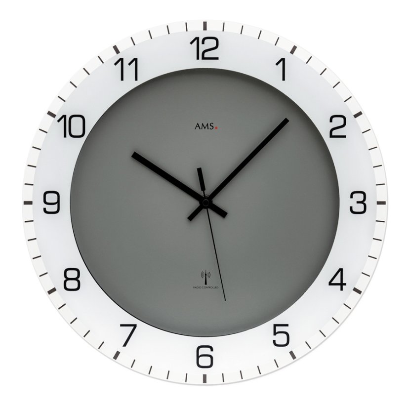 Designové nástěnné hodiny 5595 AMS řízené rádiovým signálem 38cm Designové nástěnné hodiny 5595 AMS řízené rádiovým signálem 38cm