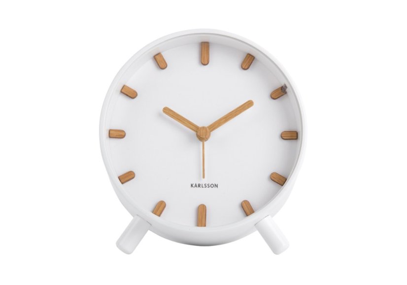 Dizajnový budík 5943WH Karlsson 11cm