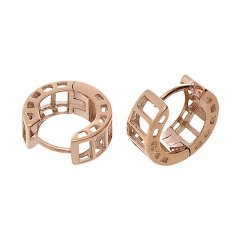 Nerezové náušnice 70026.B - růžově pozlacené - SER.70026.B.23.PE PrimSteel