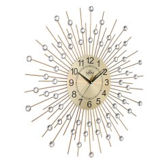 Designové paprskové nástěnné hodiny s tichým chodem MPM Noore - B - E04.4497.80