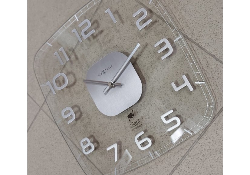 Dizajnové nástenné hodiny 8817tr Nextime Classy round 30cm