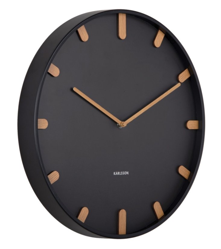 Dizajnové nástenné hodiny 5942BK Karlsson 40cm